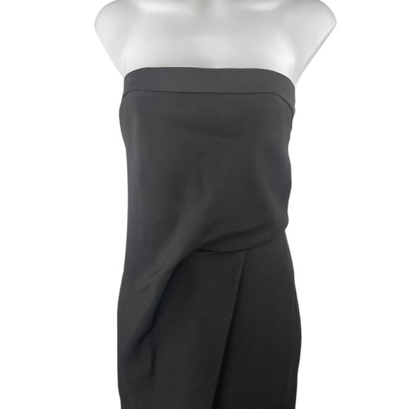 Reiss Toni Silk Satin Trimmed Strapless Tube Sleeveless Bandeau Jumpsuit Size 2 - Picture 6 of 11